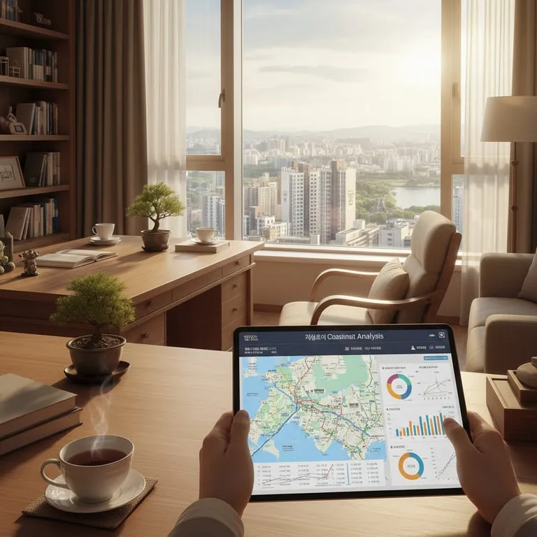 정량적 분석의 우선순위: 강남 접근성과 직주근접의 상관관계